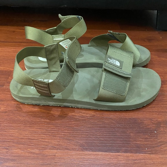 MEN'S THE NORTH FACE SKEENA DOUBLE STRAP SANDALS OLIVE GREEN SIZE 11 - Picture 6 of 9
